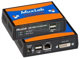 MUXLAB EXTENDER KIT DVI/USB 2.0 HDBASE T (500391)