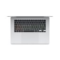 Apple 15-inch MacBook Air: Apple M3 chip with 8-core CPU and 10-core GPU, 16GB, 256GB SSD - Silver