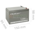 QOLTEC AKUMULATOR AGM | 12V | 12AH