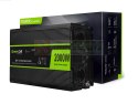 GREEN CELL PRZETWORNICA INV11 12V-230V 2000W/4000W CZYSTA SINUSOIDA (WYPRZEDAŻ)