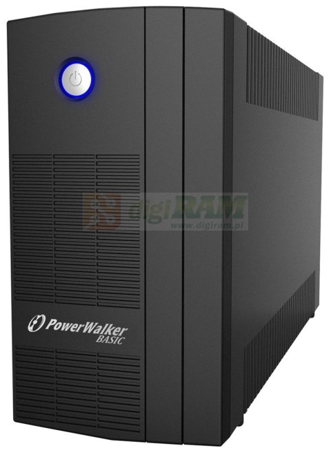 PowerWalker 10121071 zasilacz UPS Technologia line-interactive 1 kVA 600 W 3 x gniazdo sieciowe