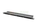 Patch panel Lanberg PPU5-0024-B (0.5U; 19"; kat. 5e; UTP; 24xRJ-45)