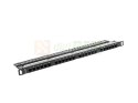 Patch panel Lanberg PPU6-0024-B (0.5U; kat. 6; 24xRJ-45)