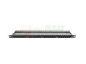 Patch panel Lanberg PPU6-0024-B (0.5U; kat. 6; 24xRJ-45)