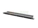 Patch panel Lanberg PPU6-0024-B (0.5U; kat. 6; 24xRJ-45)