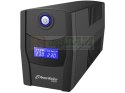 PowerWalker VI 600 STL Technologia line-interactive 0,6 kVA 360 W 2 x gniazdo sieciowe