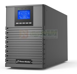 PowerWalker VFI 1500 ICT IoT Podwójnej konwersji (online) 1,5 kVA 1500 W 4 x gniazdo sieciowe