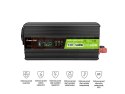 GREEN CELL PRZETWORNICA LCD 12V/230V 500W/1000W CZYSTY SINUS INVGC12P500LCD