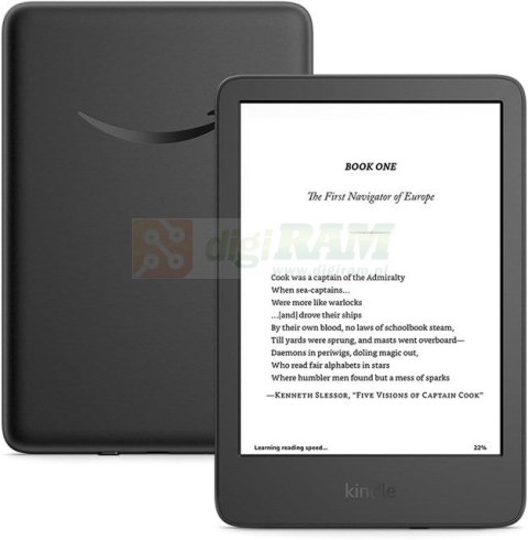 Ebook New Kindle (11th Generation) - 2024 release 6" glare-free 16GB Wi-Fi (Ad-supported) Black