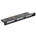 Patch panel Lanberg PPKS-1124-B (1U; 19")