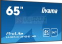 Monitor 65 cali LH6541UHS-B1AG VA,4K,24/7,LAN,USB,HDMI,500cd/m2, Haze(25%),2x10W,Pion/Poziom