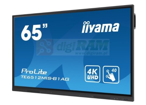 Monitor 65 cali TE6512MIS-B4AG 40pkt,IPS,4K,24/7,7H, ANDROID 14, RK3576, 8/128GB, EDLA, Essential