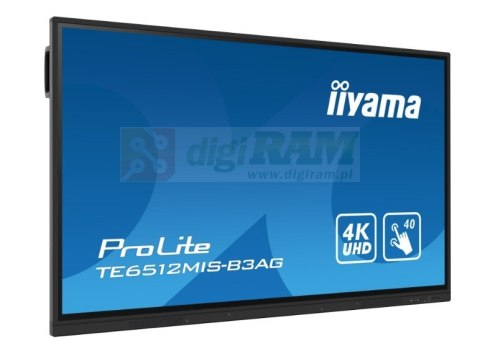 Monitor 65 cali TE6512MIS-B4AG 40pkt,IPS,4K,24/7,7H, ANDROID 14, RK3576, 8/128GB, EDLA, Essential