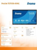 Monitor 75 cali TE7515A-B1AG IPS,4K,40pkt,550cd,DeepContrast-IR+, HDMI x2,DP,USB-C, 2 x 20W, OPS Slot x1, 5xUSB, 2xRJ45,8-Arr