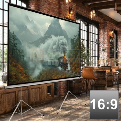 Ekran projekcyjny MC-712 150" 4:3 dwa statywy