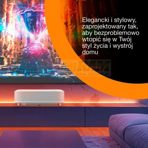 Projektor EH-LS670W 3LCD KD 4KUHD/3600L/5m:1/16:9/biały