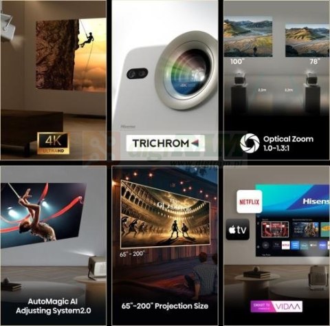 Projektor mini laser 4K M2 PRO