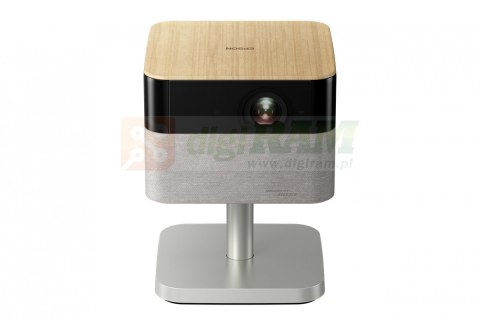 Projektor mini laser EF-72 dąb z podstawą 4K PRO-UHD/1000L/5m:1