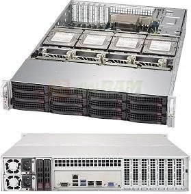 Supermicro CSE-829HE1C4-R1K02LPB 829He1C4-R1K02Lp Rack Black,