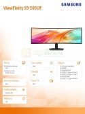 Monitor wielkoformatowy 49 cali ViewFinity S9 S95UF LS49F950UAUXEN