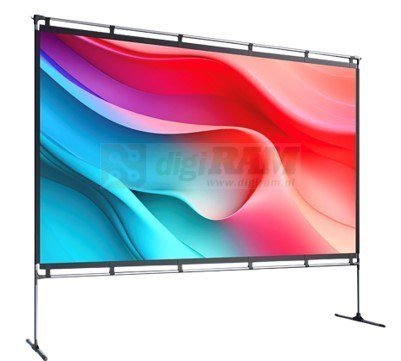 Przenośny ekran do projektorów 100"