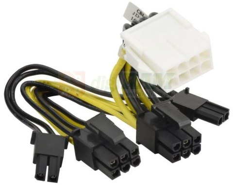 Supermicro CBL-PWEX-1040-RFB 8-pin to Two 6+2 Pin 0.05m