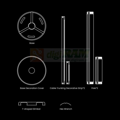 Uchwyt do projektora 4K P082