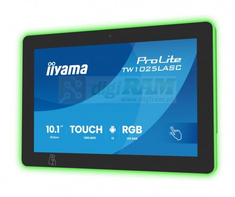 Monitor ProLite 10.1 cala TW1025ALASC-B3PNR,10P.DOT.IPS,WIFI,450 cd/m2,2x2W,3xUSB, RJ45, MICRO, A14, NFC , kamera internetowa (5