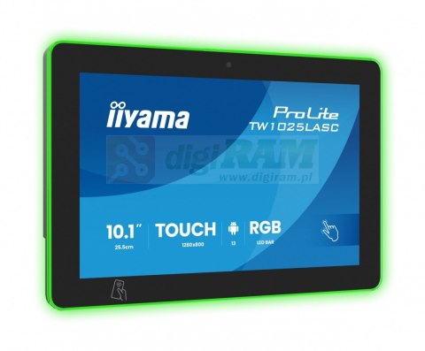Monitor ProLite 10.1 cala TW1025ALASC-B3PNR,10P.DOT.IPS,WIFI,450 cd/m2,2x2W,3xUSB, RJ45, MICRO, A14, NFC , kamera internetowa (5