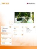 Monitor wielkoformatowy 75 cali 75UL3Q-E 350nit UHD 16/7