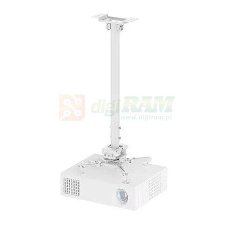 Uchwyt sufitowy do projektora CL25-550WH1 35kg 74,5-114,5cm