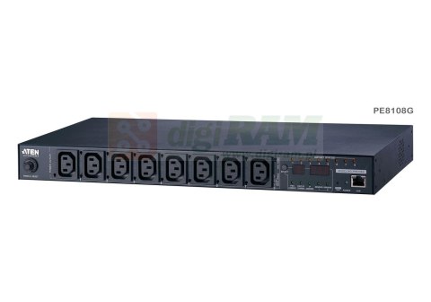 Aten PE8108G-ATB-G 8-Port Intelligent 1U ECO