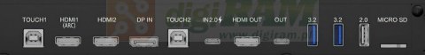Monitor interaktywny 75 cali TE7515A-B2AG, VA,4K,40pkt,550cd,DeepContrast-IR+, HDMI x2,DP,USB-C, 2 x 20W, OPS Slot x1, 5xUSB,