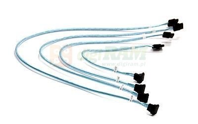 Supermicro CBL-0190L-RFB 4 X Round Sata Cable 0.43 M