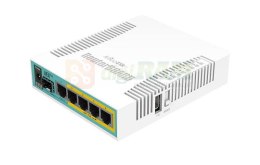 MikroTik MT RB960PGS Hex Poe Wired Router White
