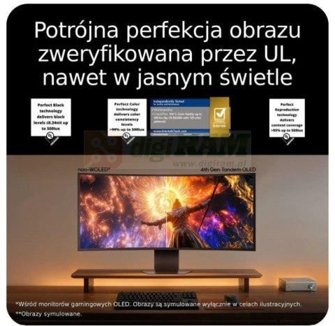Monitor zakrzywiony gamingowy 39 cali 39GX950B-B