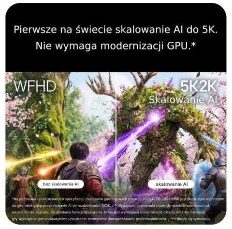Monitor zakrzywiony gamingowy 39 cali 39GX950B-B