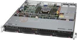 Supermicro CSE-813MF2TQC4-R407CB Computer Case Rack Black,
