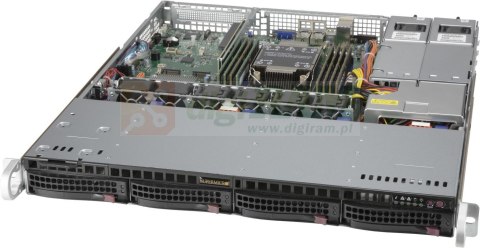 Supermicro CSE-813MF2TQC4-R407CB Computer Case Rack Black,