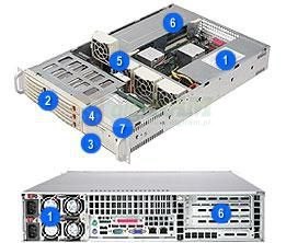 Supermicro CSE-822T-R500RCB Chassis Cse822Tr500Rc 2U