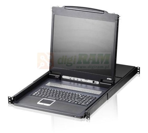 Aten CL1308N-ATA-SGG 8-Port 19" LCD KVM Switch