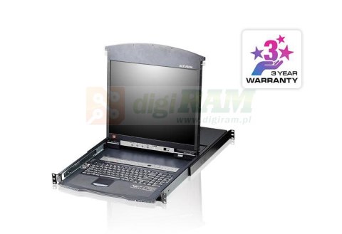 Aten KL1508AN-AXA-AG 8 Port RJ45 KVM & Dual rail