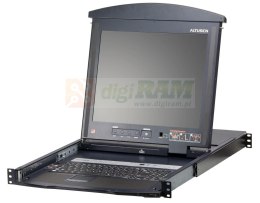 Aten KL1516AM-AXA-GG 16 Port RJ45 KVM & Dual rail