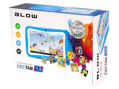 Tablet kidsTAB 7'' QUAD CORE BLUE + etui Tablet kidsTAB 7'' QUAD CORE BLUE + etui